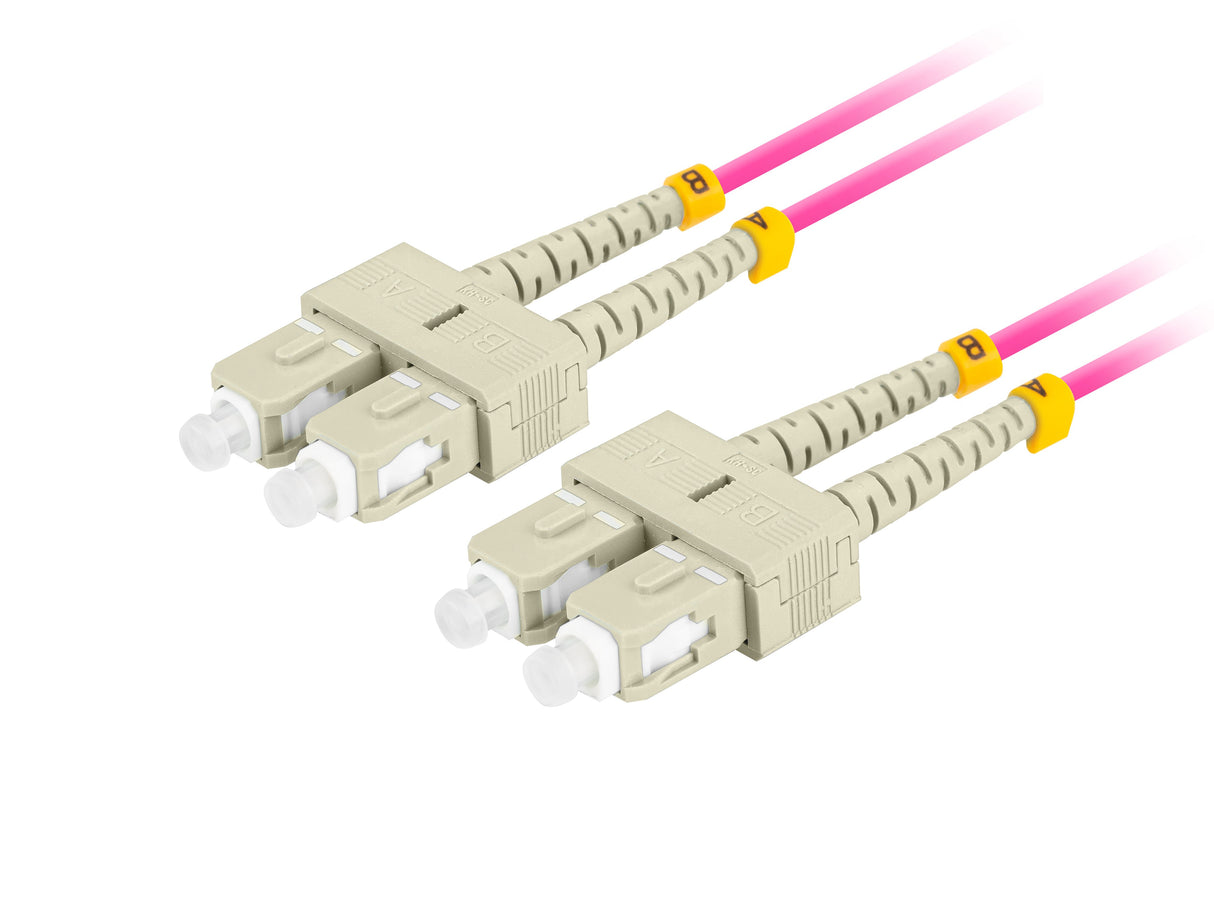 EAN 5901969433302 - Lanberg FO-SUSU-MD41-0010-VT Cable de fibra óptica e InfiniBand 1 m SC Violeta imagen 2