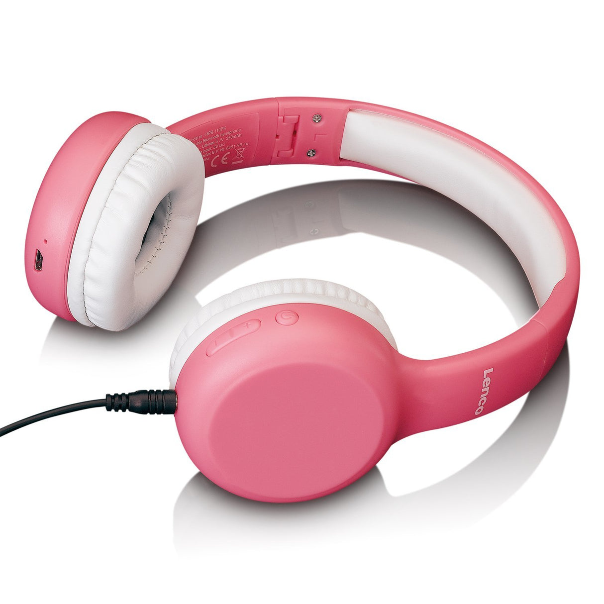 EAN 8711902045564 - Lenco HPB-110PK Auriculares Inalámbrico y alámbrico Diadema MicroUSB Bluetooth Rosa imagen 6