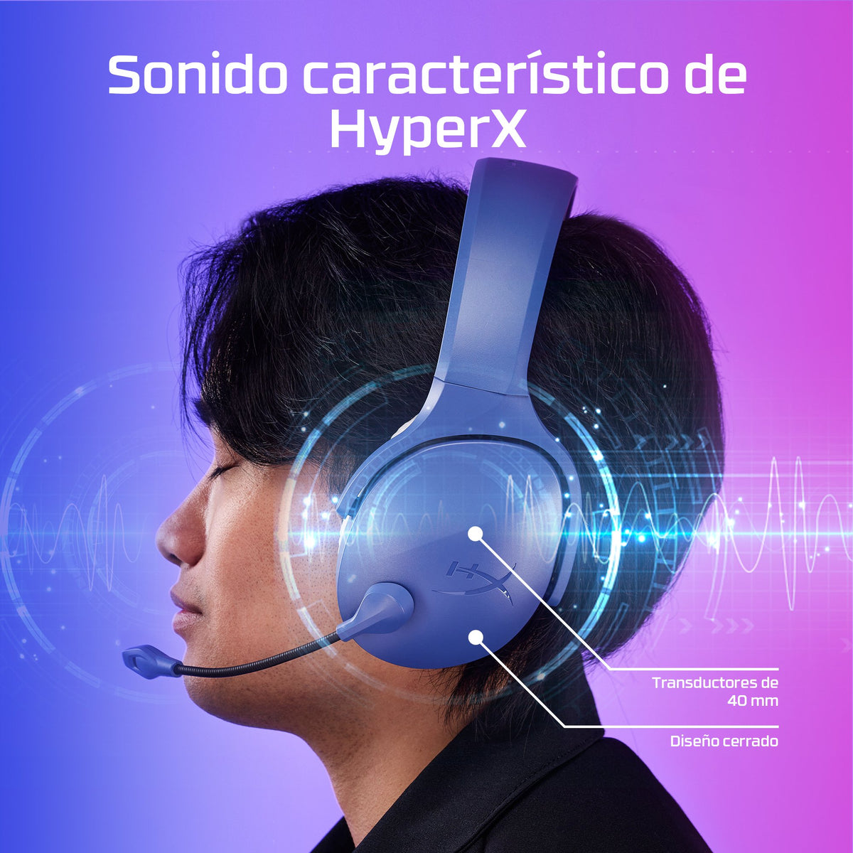 EAN 0198701202189 - HyperX Cloud Jet Wireless Black Gaming Headset Inalámbrico Diadema Juego USB tipo A Bluetooth imagen 8