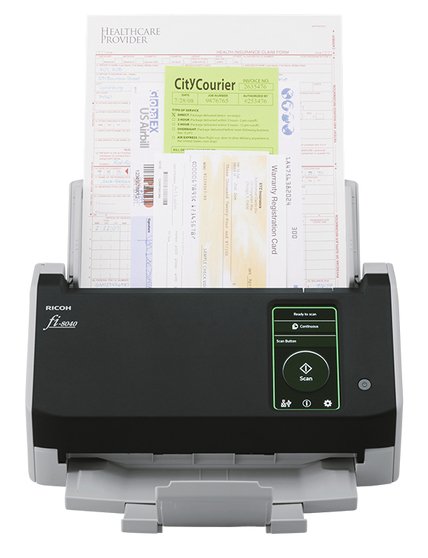 Ricoh Fi-8040 Alimentador Automático De Documentos (Adf) + Escáner De Alimentación Manual 600 X 600 Dpi A4 Negro, Gris