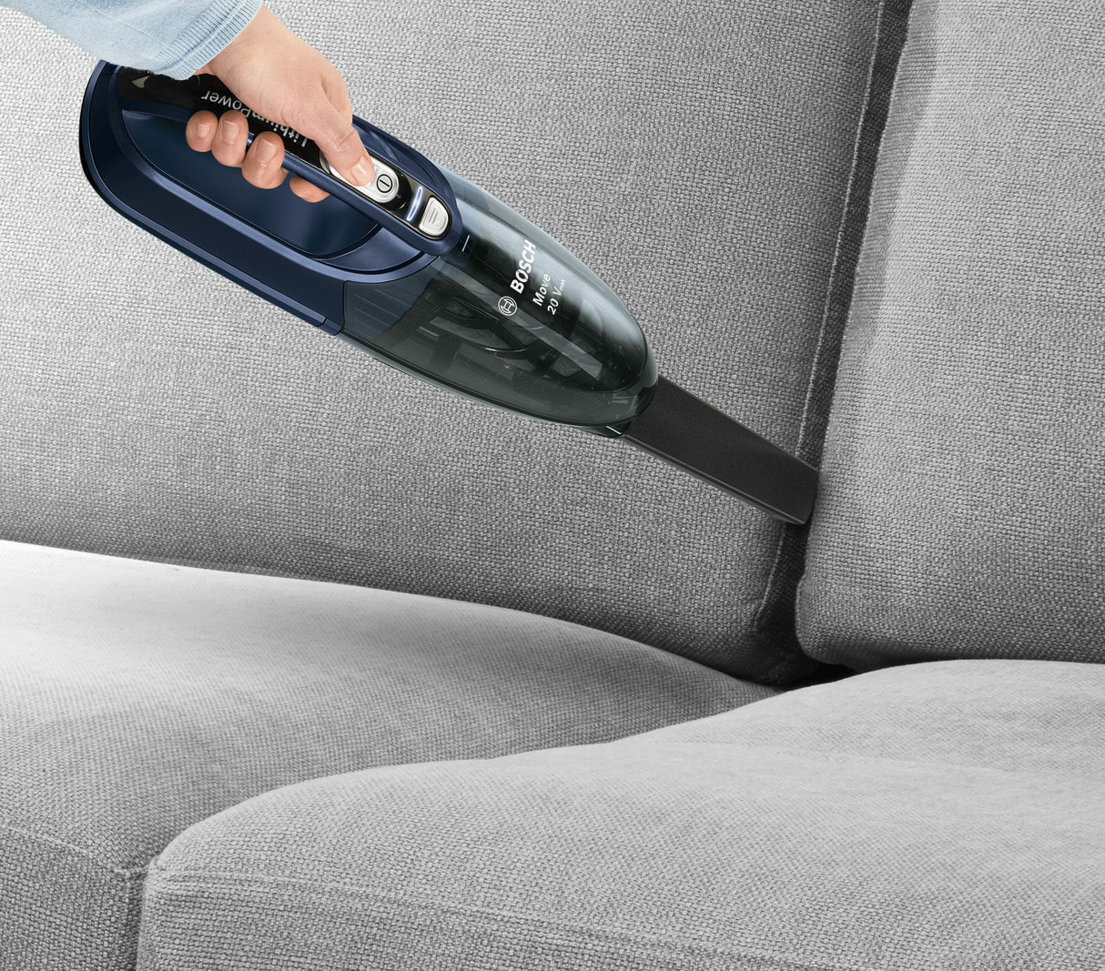 EAN 4242005190881 - Bosch BHN20L aspiradora de mano Negro, Azul imagen 6