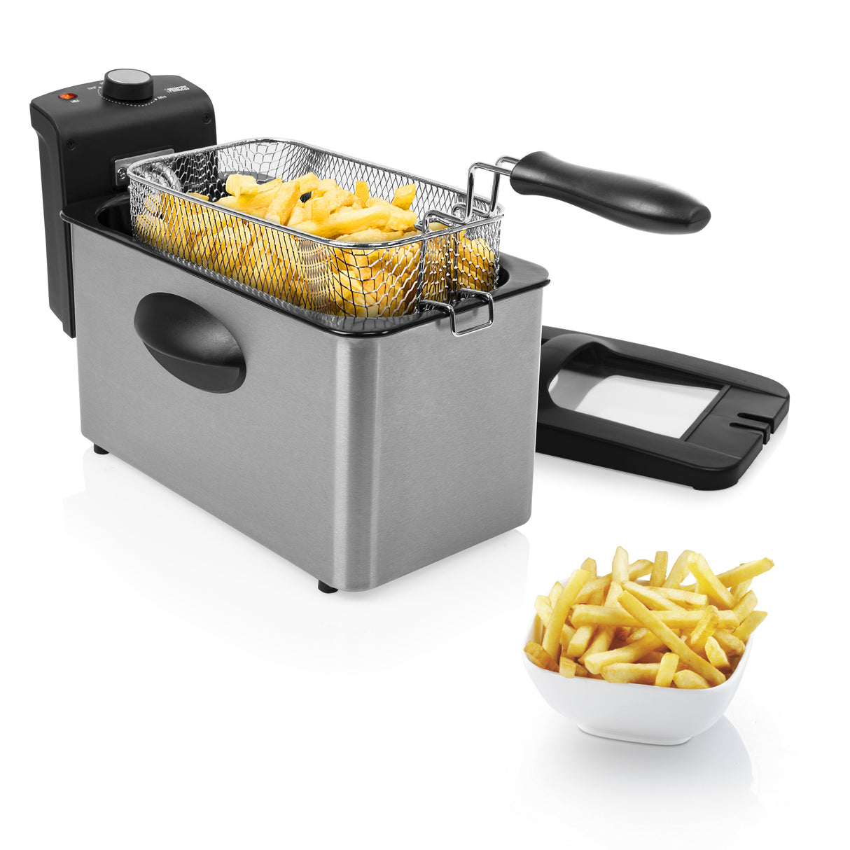 EAN 8713016082084 - Princess 182604 Sencillo 3 L Independiente 2000 W Negro, Acero inoxidable imagen 6