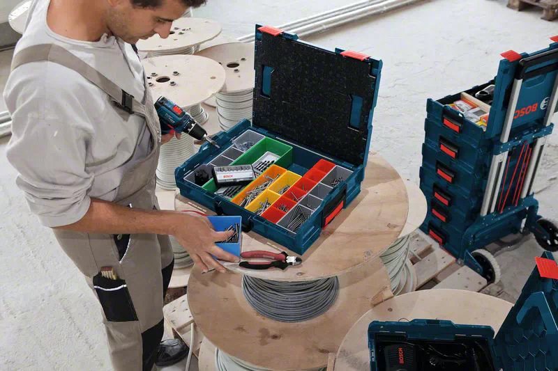 Caja De Herramientas Bosch Professional L-Boxx 102, Juego De 6 Piezas Azul 1600a016nc