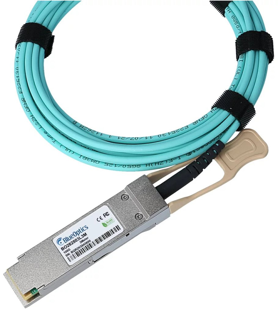 100frra0100 Compatible Aoc Qsfp28 Bo282803l10m (100frra0100-Bo)