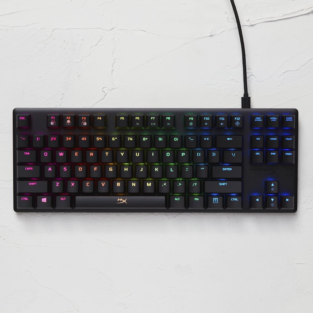 EAN 0196188049204 - HyperX Alloy Origins Core - Mechanical Gaming Keyboard - HX Aqua (US Layout) (HX-KB7AQX-US) teclado Juego imagen 7