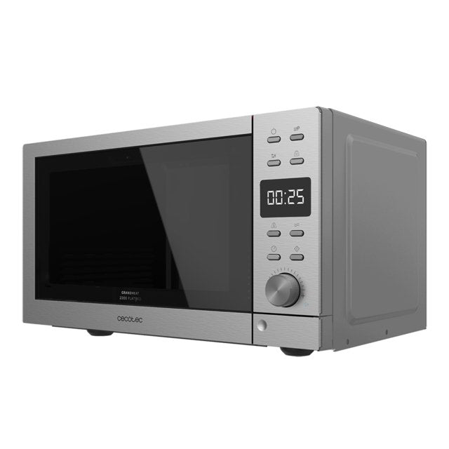Cecotec Microondas Sin Plato Digital Grandheat 2000 Flatbed Steel. 700 W, 20 Litros