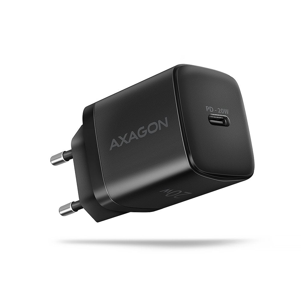 EAN 8595247908292 - Axagon ACU-PD20 wall charger 1x QC3.0/AFC/FCP/PD type-C, 20W, black Teléfono móvil, Smartphone, Reloj int imagen 1