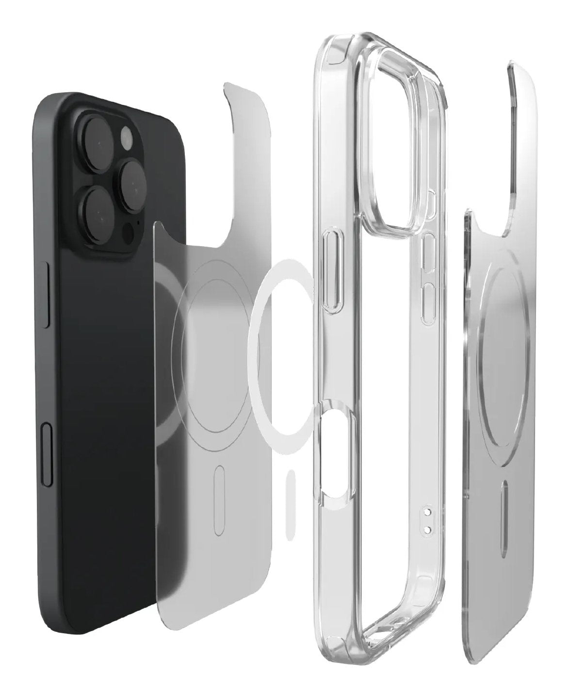 Puro Lite Mag Case Iphone 16 Pro Max Transparent