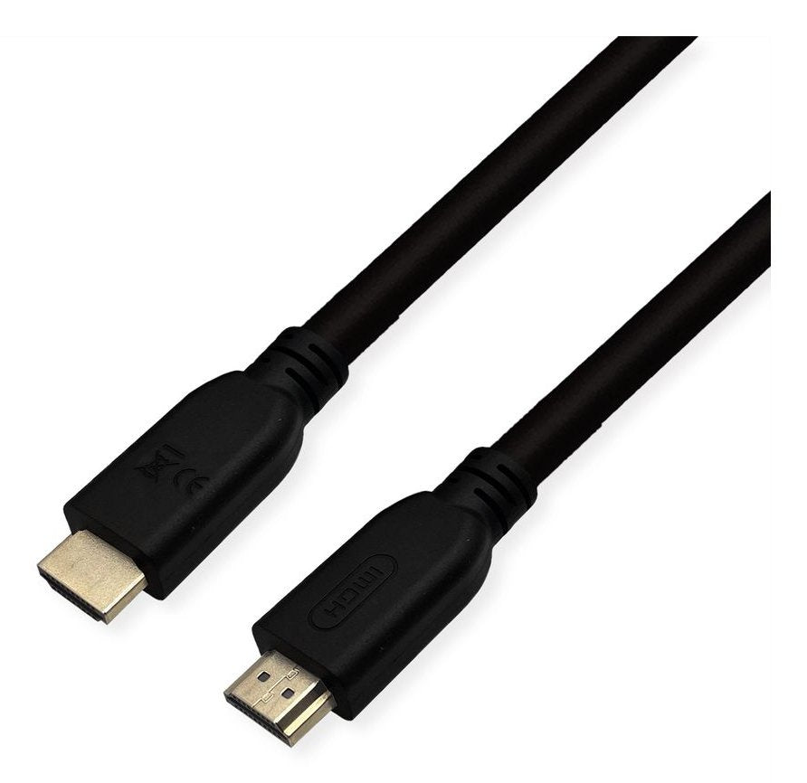 Roline Rm 8k Hdmi Ultra Hd Cable Mit Ethernet, St St, Schwarz, 5 M