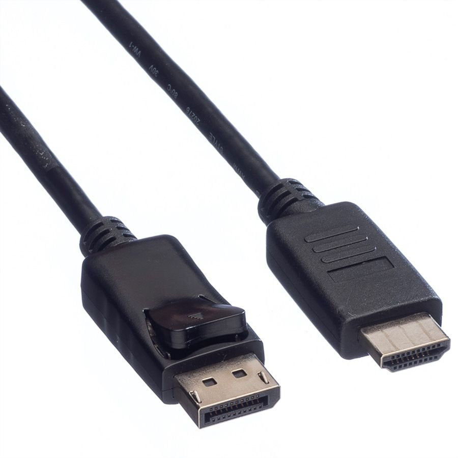EAN 7611990134182 - VALUE 11.99.5781 adaptador de cable de vídeo 2 m DisplayPort Negro imagen 2