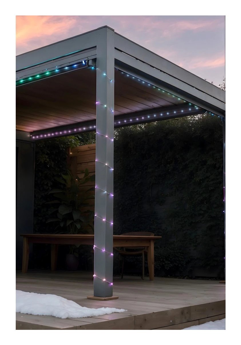 Hama Tira Led Rgb Inteligente - Longitud 10m - Ip65 - Cable De Alimentacion De 1.5m - Wifi - Multicolor