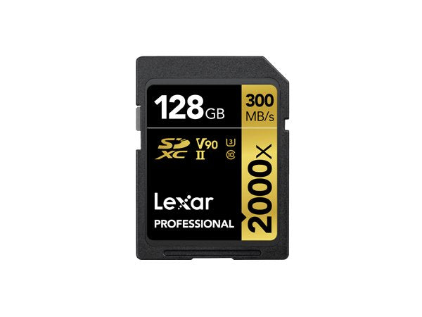 Lexar Sdxc 128gb Professional 2000x Uhs-Ii U3 ( 260/300 Mb/S )