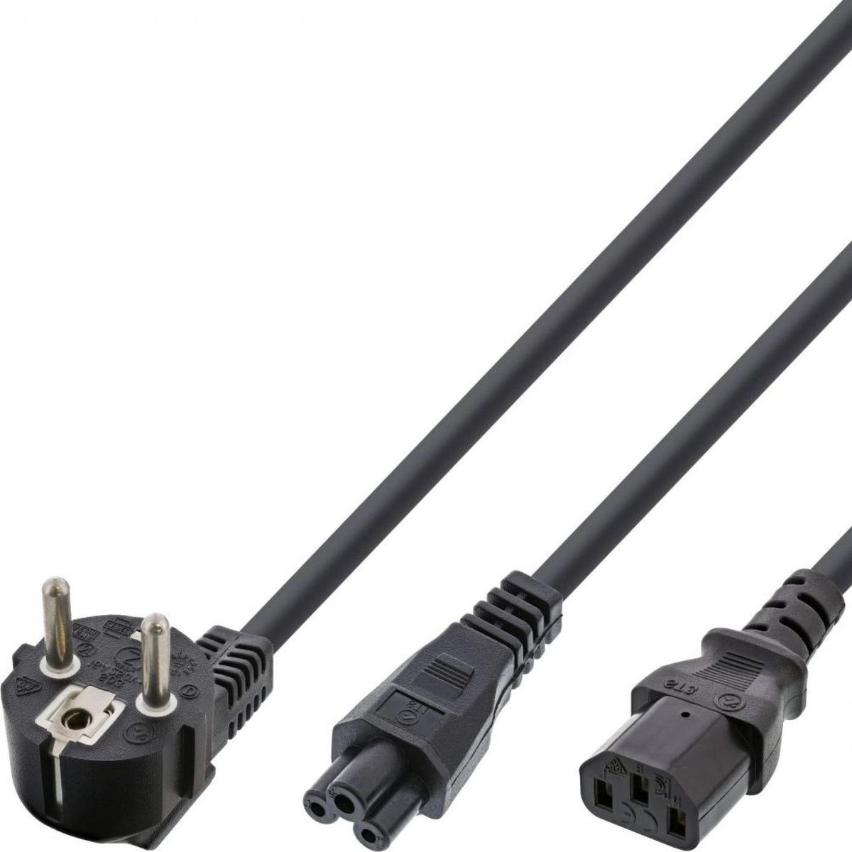 EAN 5715063471975 - Microconnect PE011418 cable de transmisión Negro 1,8 m Enchufe tipo E+F C13 coupler + C5 coupler imagen 1