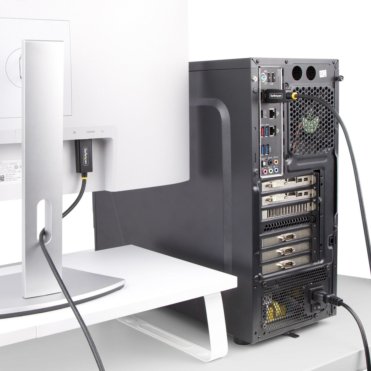 EAN 0065030901857 - StarTech.com 6F-DP-HDMI-4K60-HDR adaptador de cable de vídeo HDMI tipo A (Estándar) Negro imagen 8