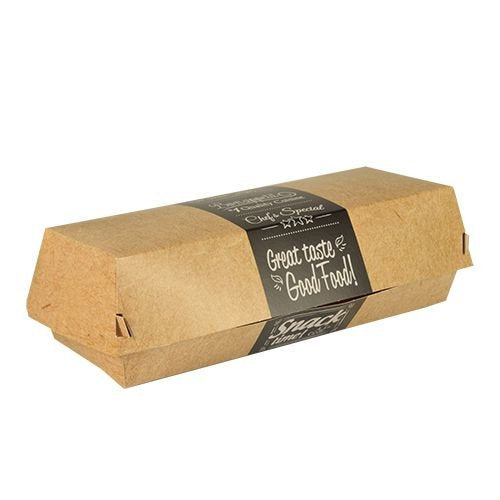 Papstar Good Food Burger-Boxen Marrón, Gris