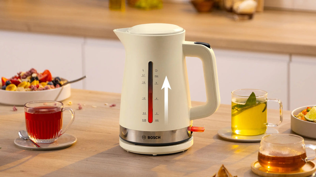 Tetera Eléctrica Bosch Mymoment 1,7 L 2400 W Crema De Color