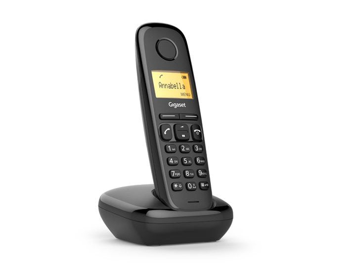 Gigaset A170 Teléfono Dect/Analógico Identificador De Llamadas Negro