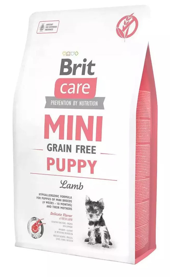 Brit Care Mini Grain-Free Puppy Lamb - Alimento Seco Para Perros - 2 Kg