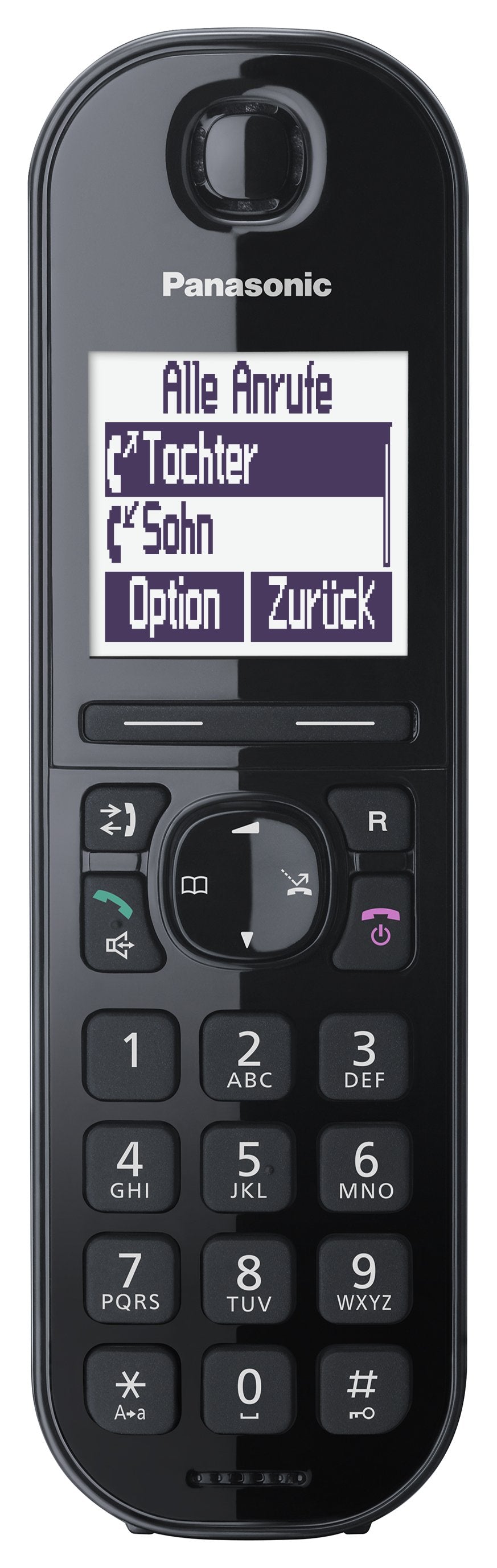 Teléfono Panasonic Kx-Tgq200gb Negro Cat-Iq 2.0
