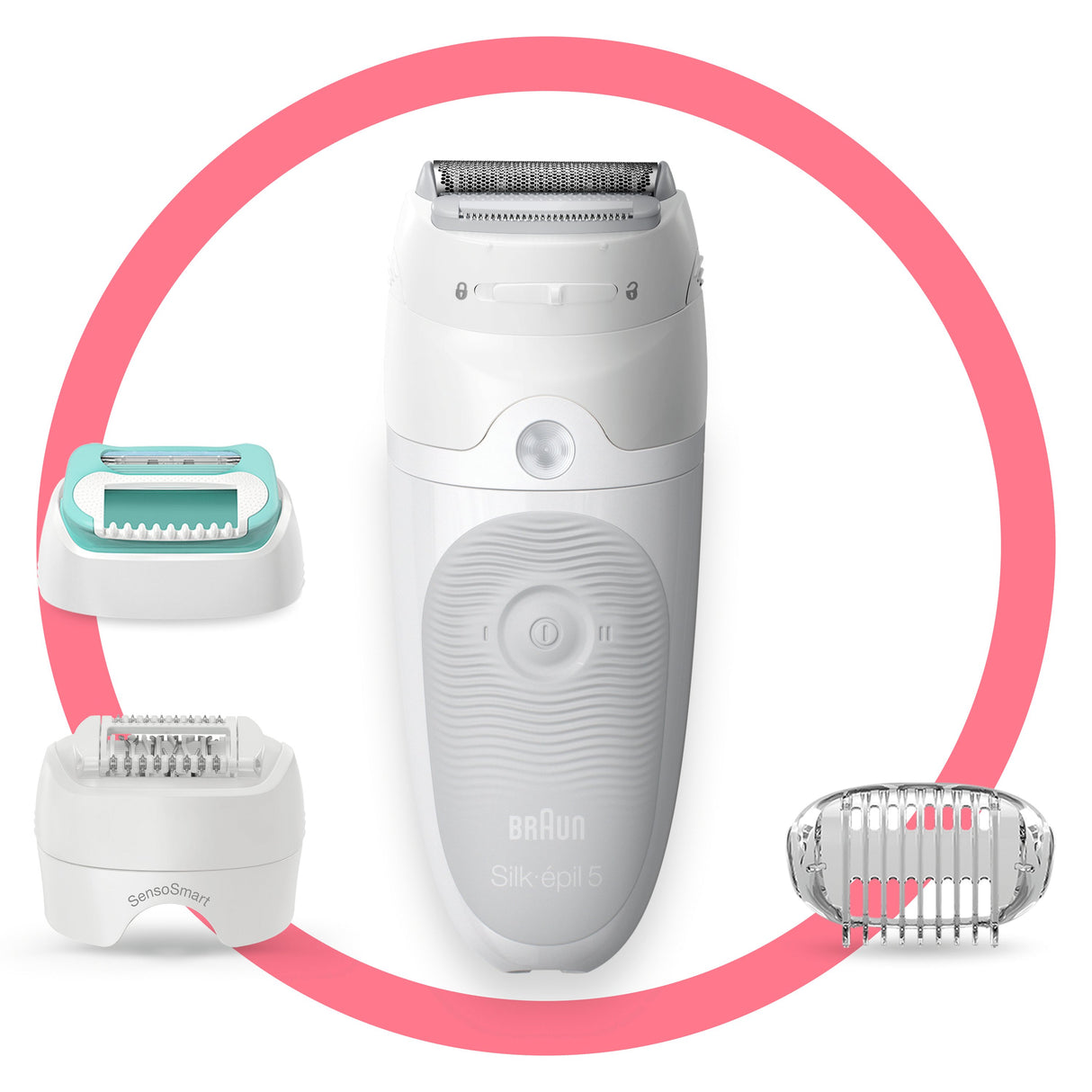 EAN 4210201426653 - Braun Silk-épil 5 81770430 depiladora 28 pinzas Blanco imagen 1