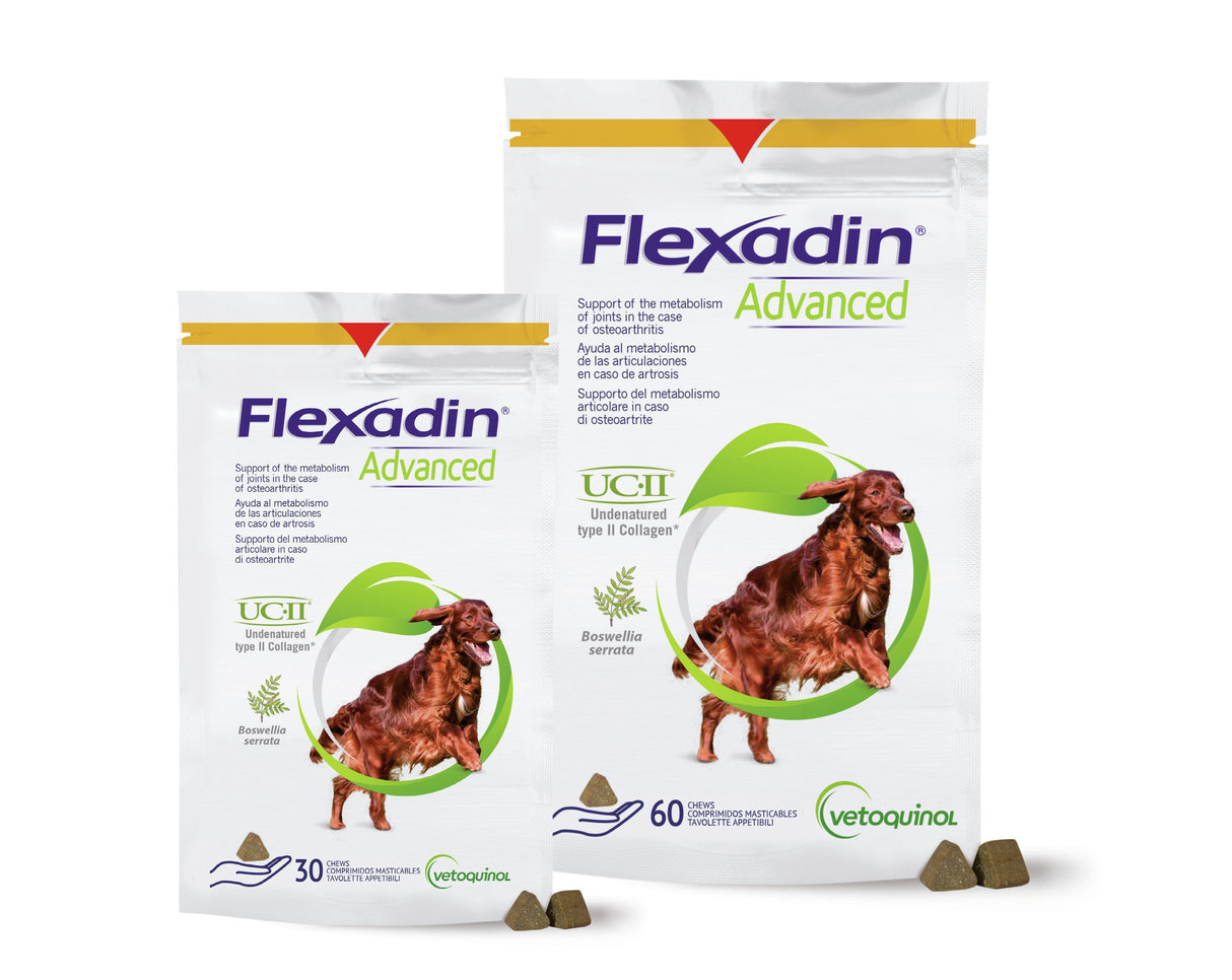 Vetoquinol Flexadin Advanced - Mordeduras Para Perros - 60 Comprimidos