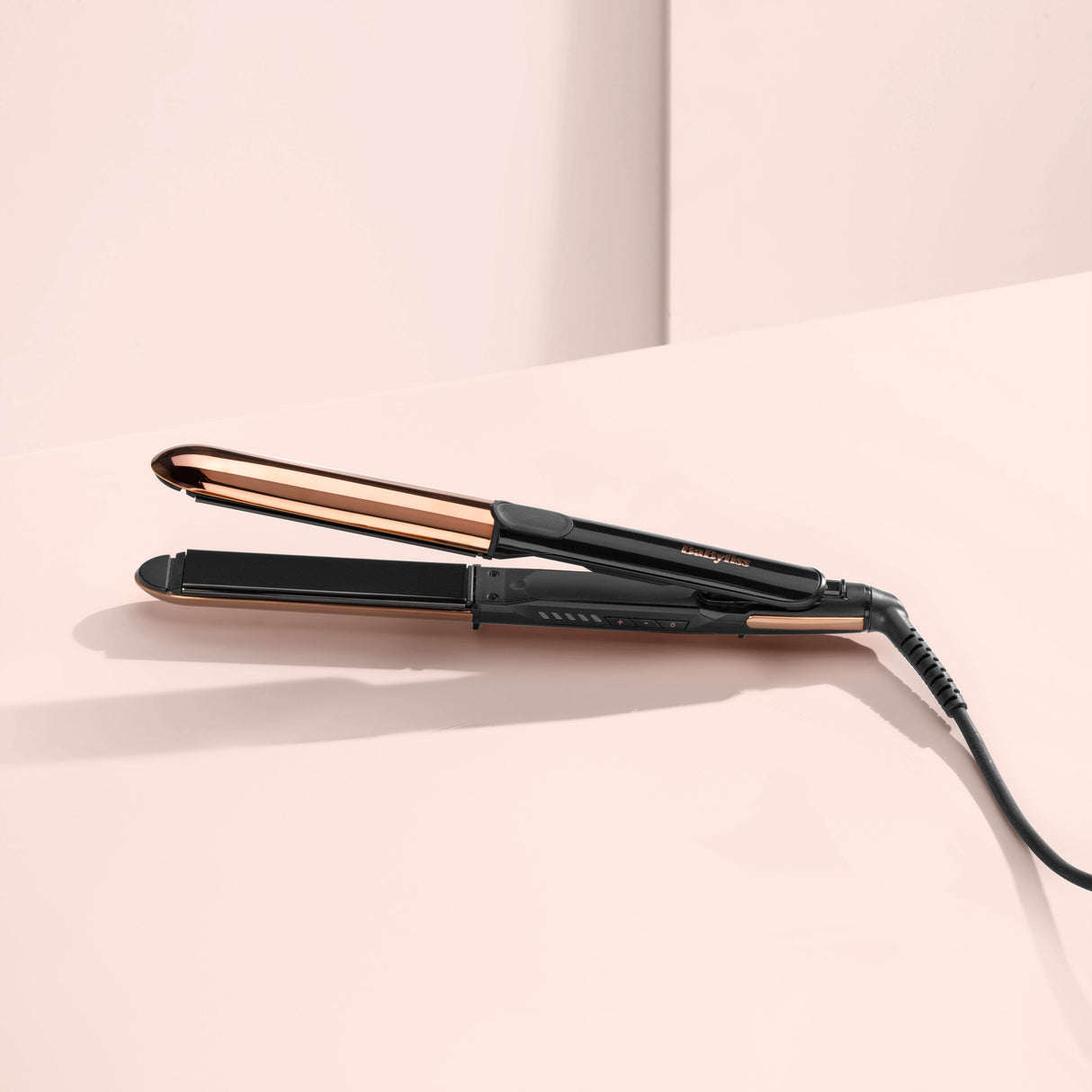 EAN 3030050153385 - BaByliss Straight & Curl Brilliance Rizador de pelo Caliente Negro, Rosa 48 W 3 m imagen 16