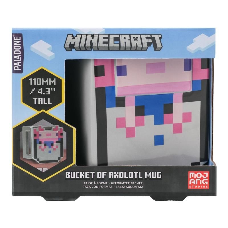 Taza 3d Ajolote Minecraft 400ml