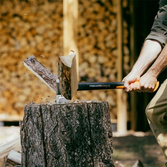 Fiskars Hacha De Rajar X-Series X24, Hoja M