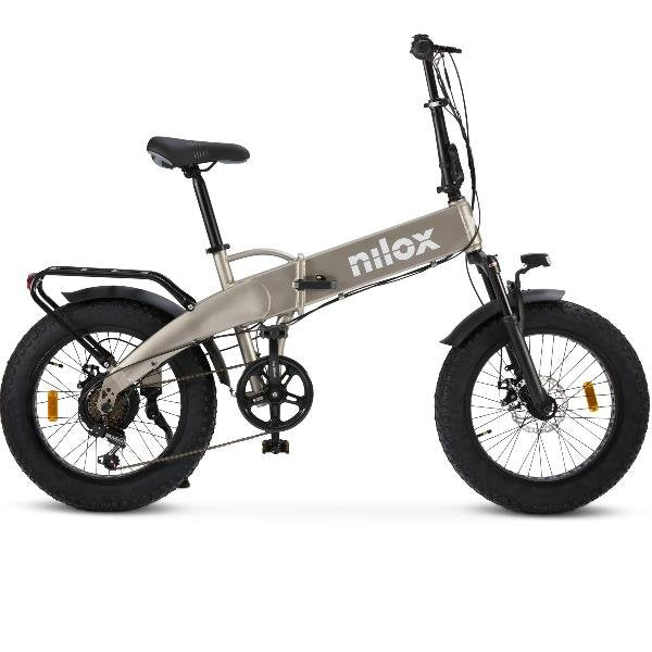 Nilox Nxebx10gr Bicicleta Eléctrica Gris Aluminio 50,8 Cm (20") Litio