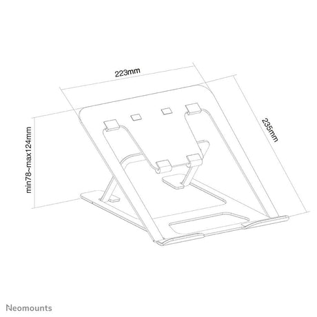 EAN 8717371448295 - Neomounts NSLS085GREY soporte para ordenador portátil Gris 43,2 cm (17") imagen 9