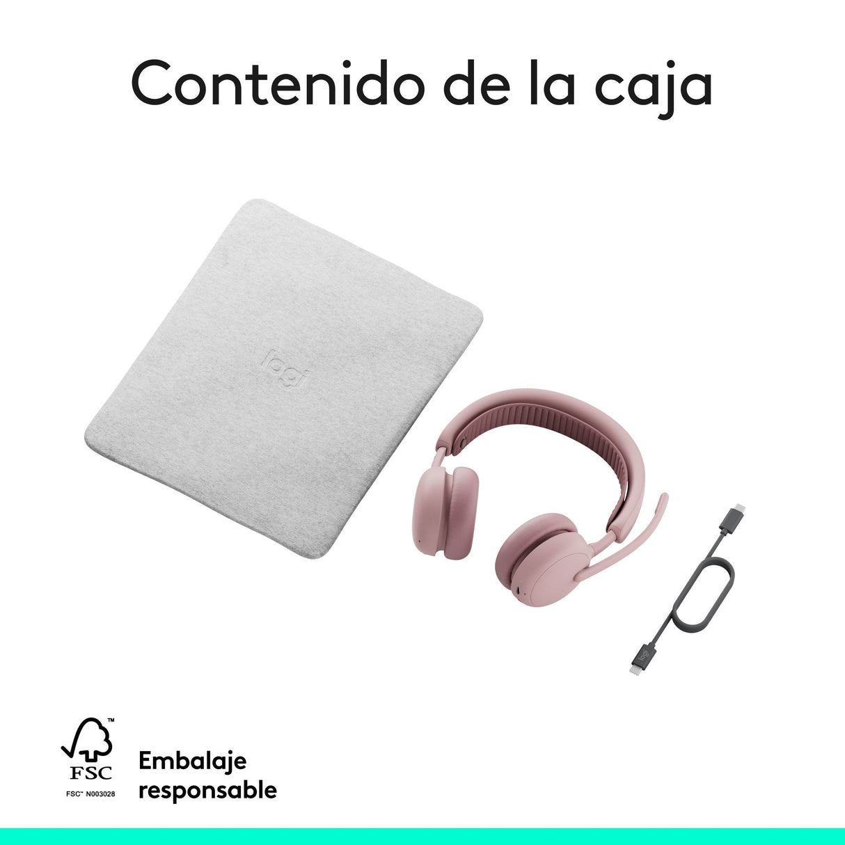 Logitech Zone Wireless 2 Es - Rose
