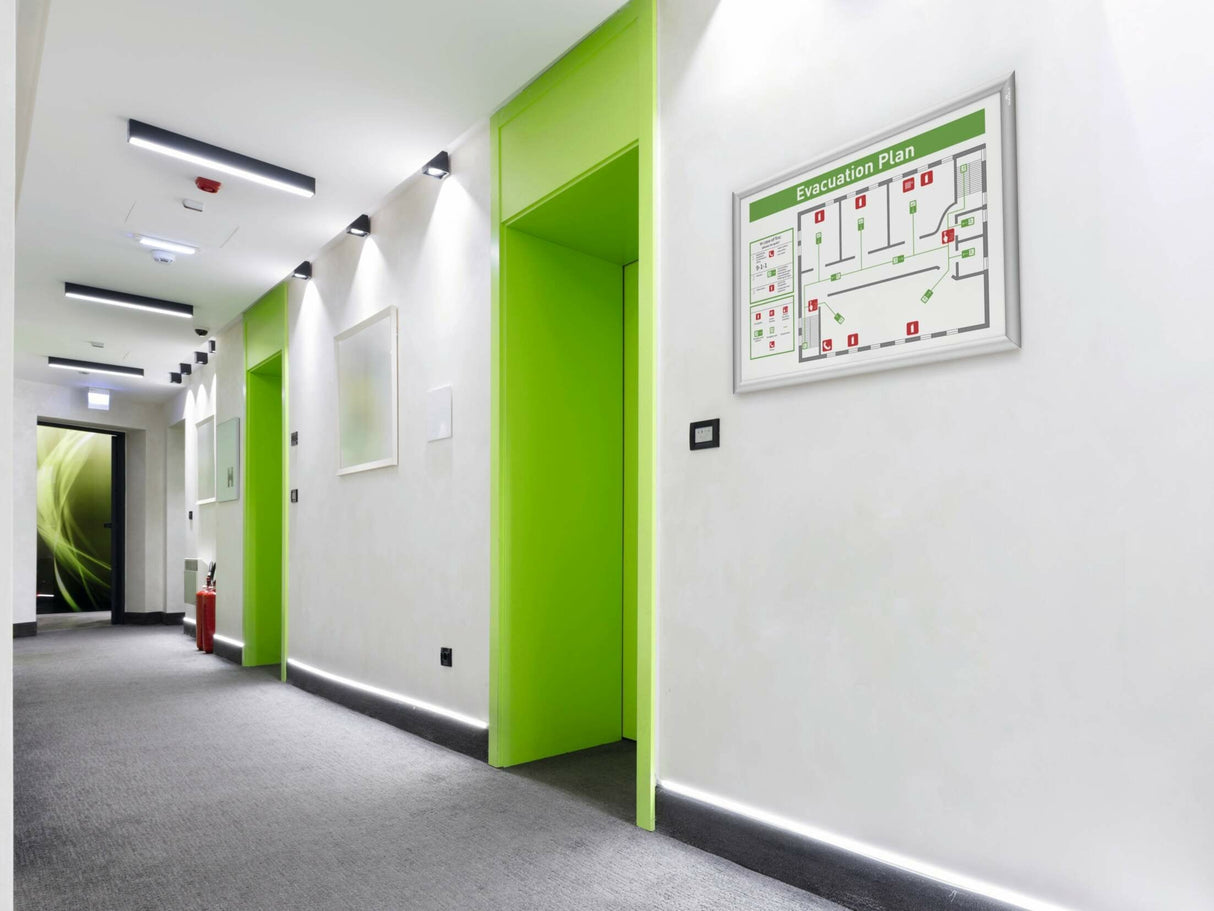 Durable 500823 Marco Para Pared 450 X 625 Mm Rectángulo Plata Aluminio