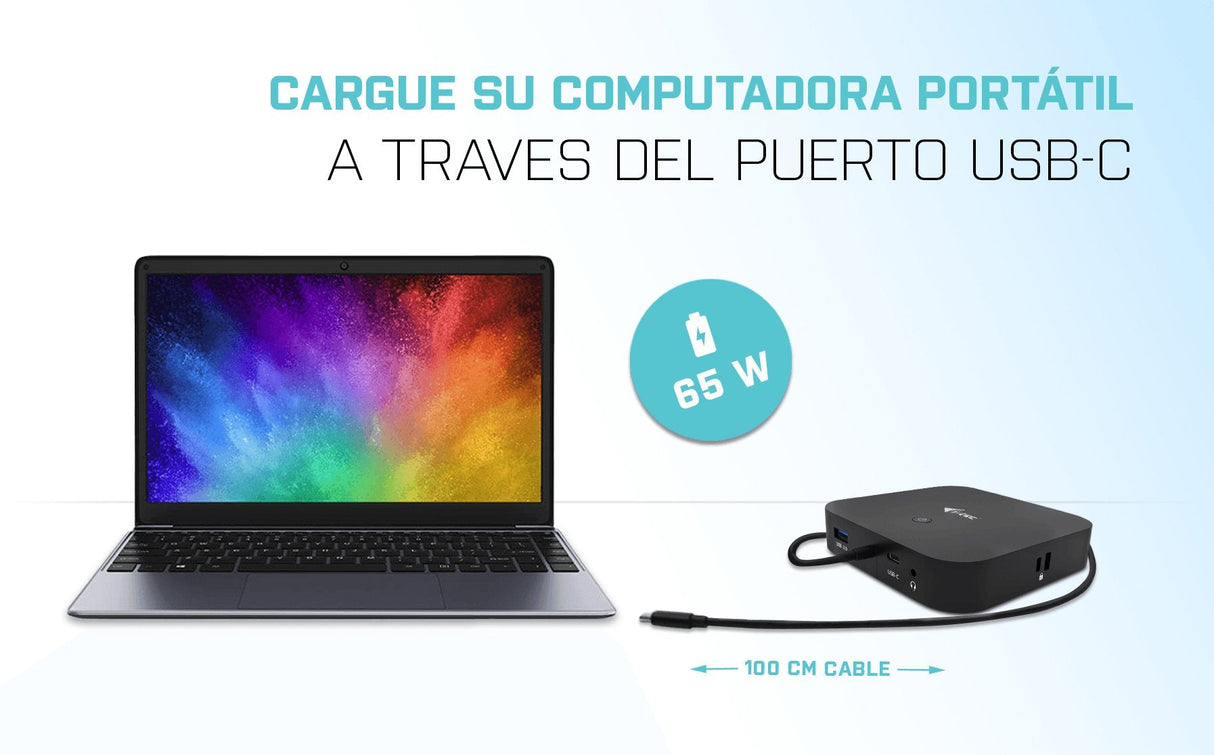 I-Tec Dock Usb-C Hdmi Dp Dock Pd100waccs 2x Lcd + Charger-C77w