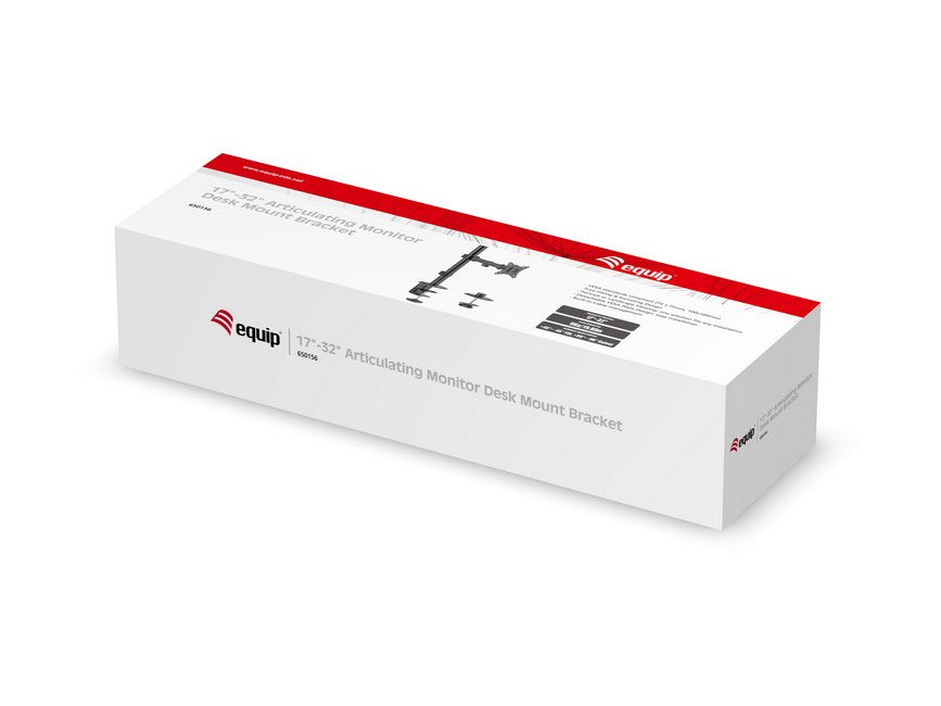Equip Soporte De Mesa Con Abrazadera Y Brazo Articulado Para Monitor De 17"-32"