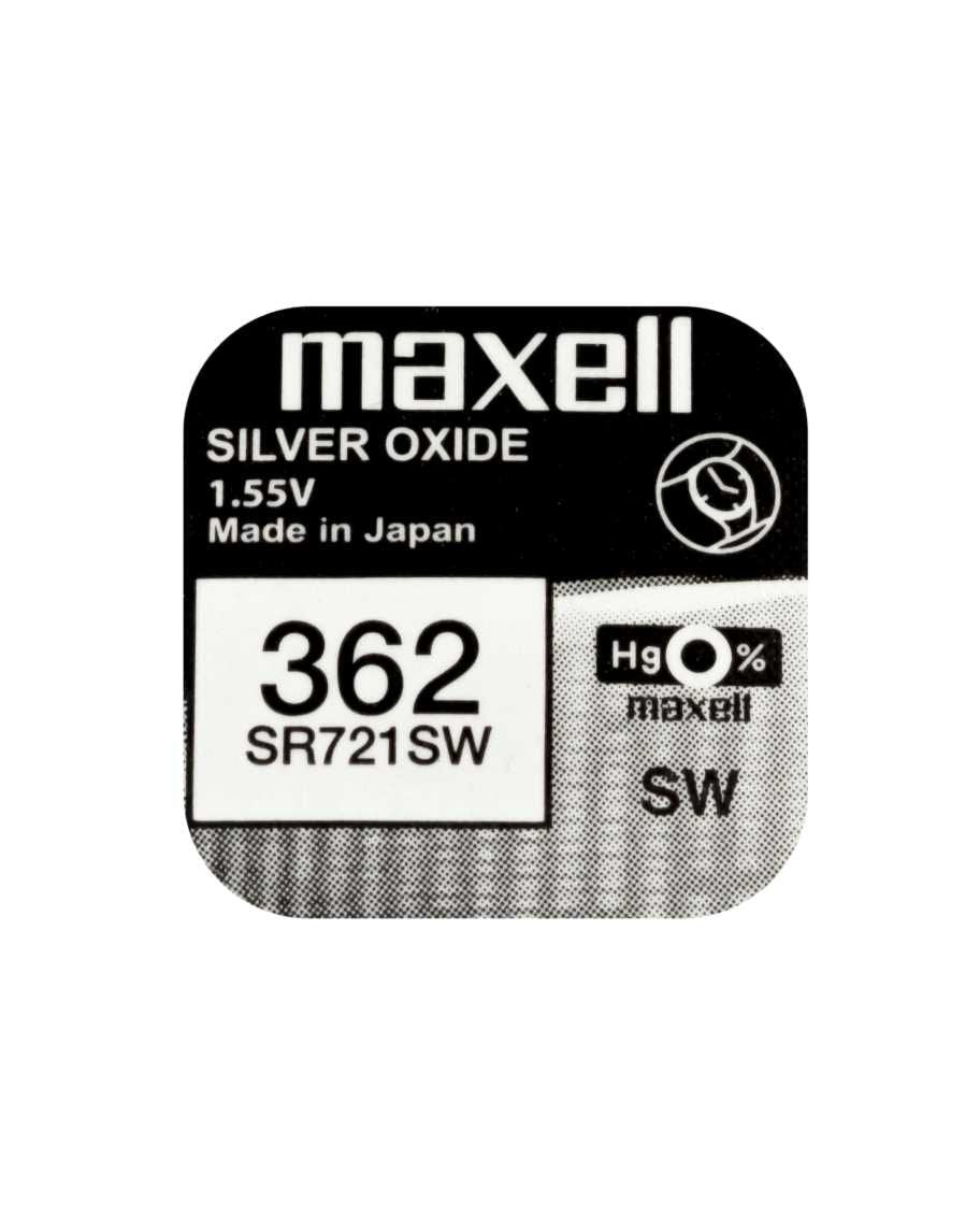 Maxell Pila Oxido Plata (362) Sr721sw Blister*1 Eu 0% Mercurio