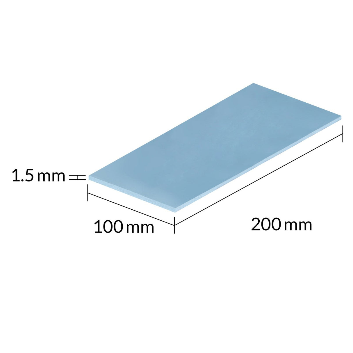 Arctic Thermal Pad Tp-3 200x100mm, T:1.5mm, Pack De 2pcs
