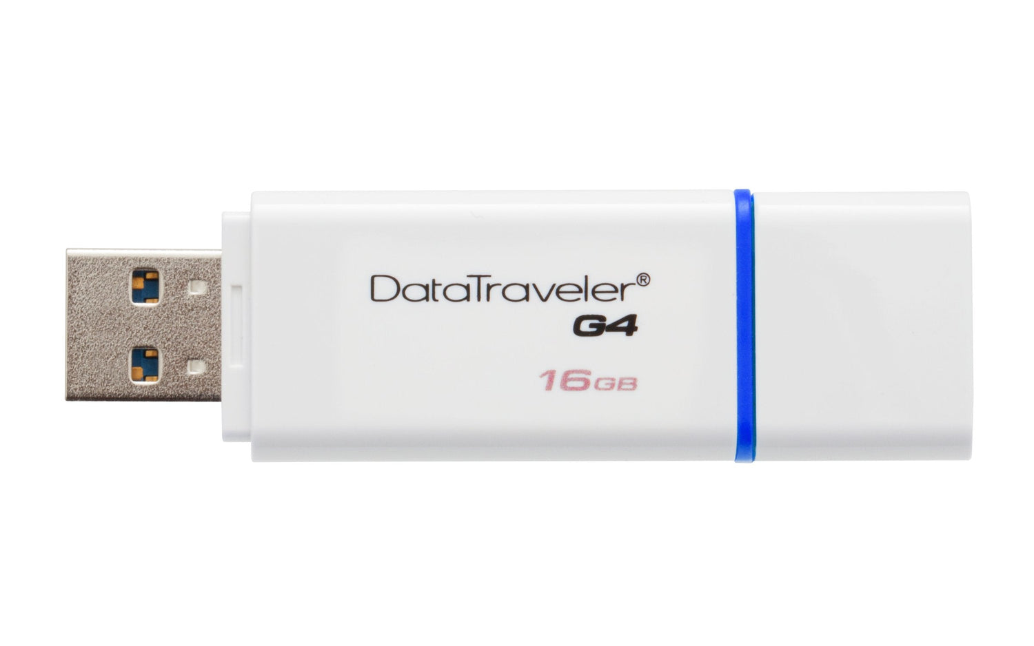 EAN 0740617220452 - Kingston Technology DataTraveler G4 unidad flash USB 16 GB USB tipo A 3.2 Gen 1 (3.1 Gen 1) Azul, Blanco imagen 4