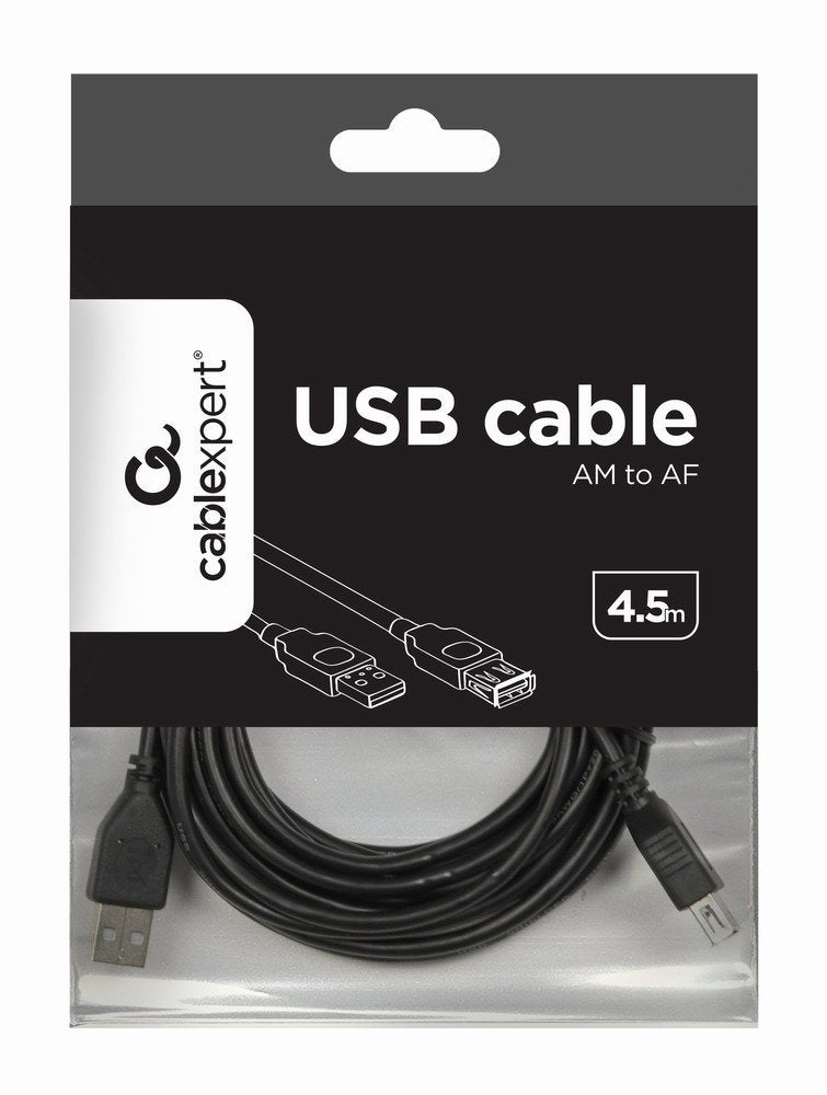 EAN 8716309064026 - Gembird CCP-USB2-AMAF-15C cable USB USB 2.0 4,6 m USB A Negro imagen 2