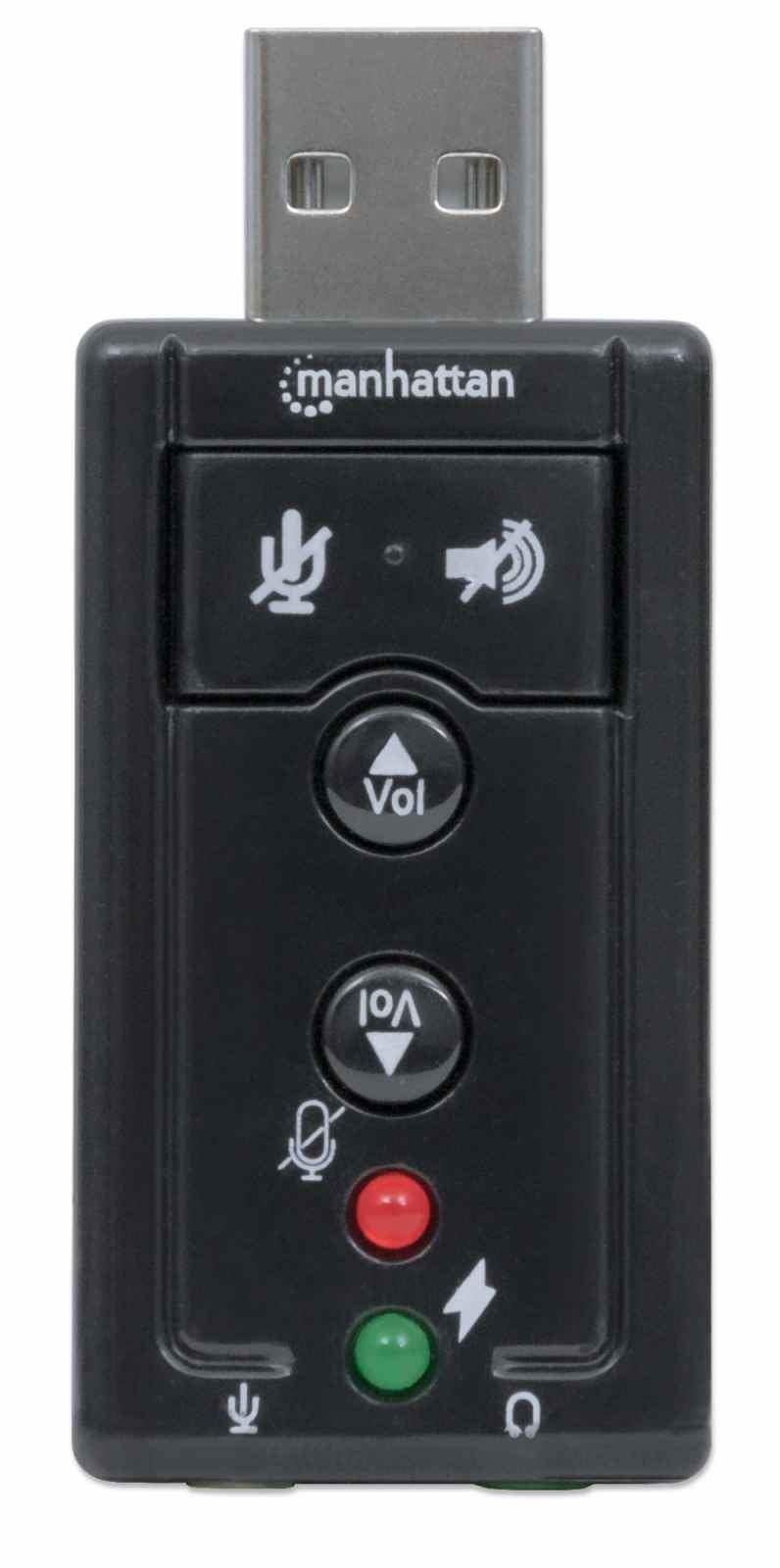 EAN 0766623152341 - Manhattan 152341 tarjeta de audio 7.1 canales USB imagen 8