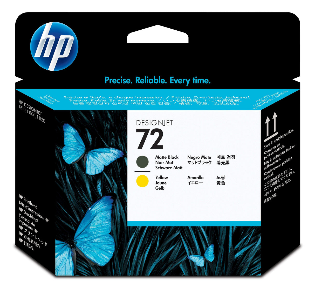 EAN 0808736779623 - HP 72 Matte Black & Yellow Printhead cartucho de tinta 1 pieza(s) Negro mate, Amarillo imagen 1