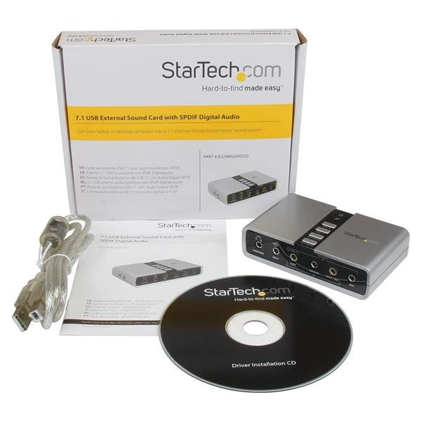 EAN 0065030835466 - StarTech.com ICUSBAUDIO7D tarjeta de audio 7.1 canales imagen 6