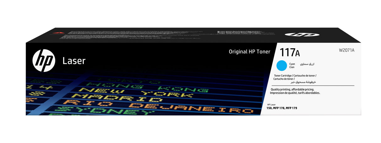 EAN 0193424172818 - HP 117A Cyan Original Laser Toner Cartridge cartucho de tóner 1 pieza(s) imagen 1