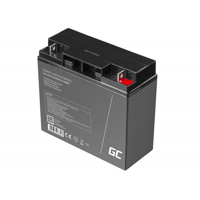 EAN 5907813968327 - Green Cell AGM54 batería de vehículos AGM (Separador de fibra de vidrio absorbente) 22 Ah 12 V imagen 2