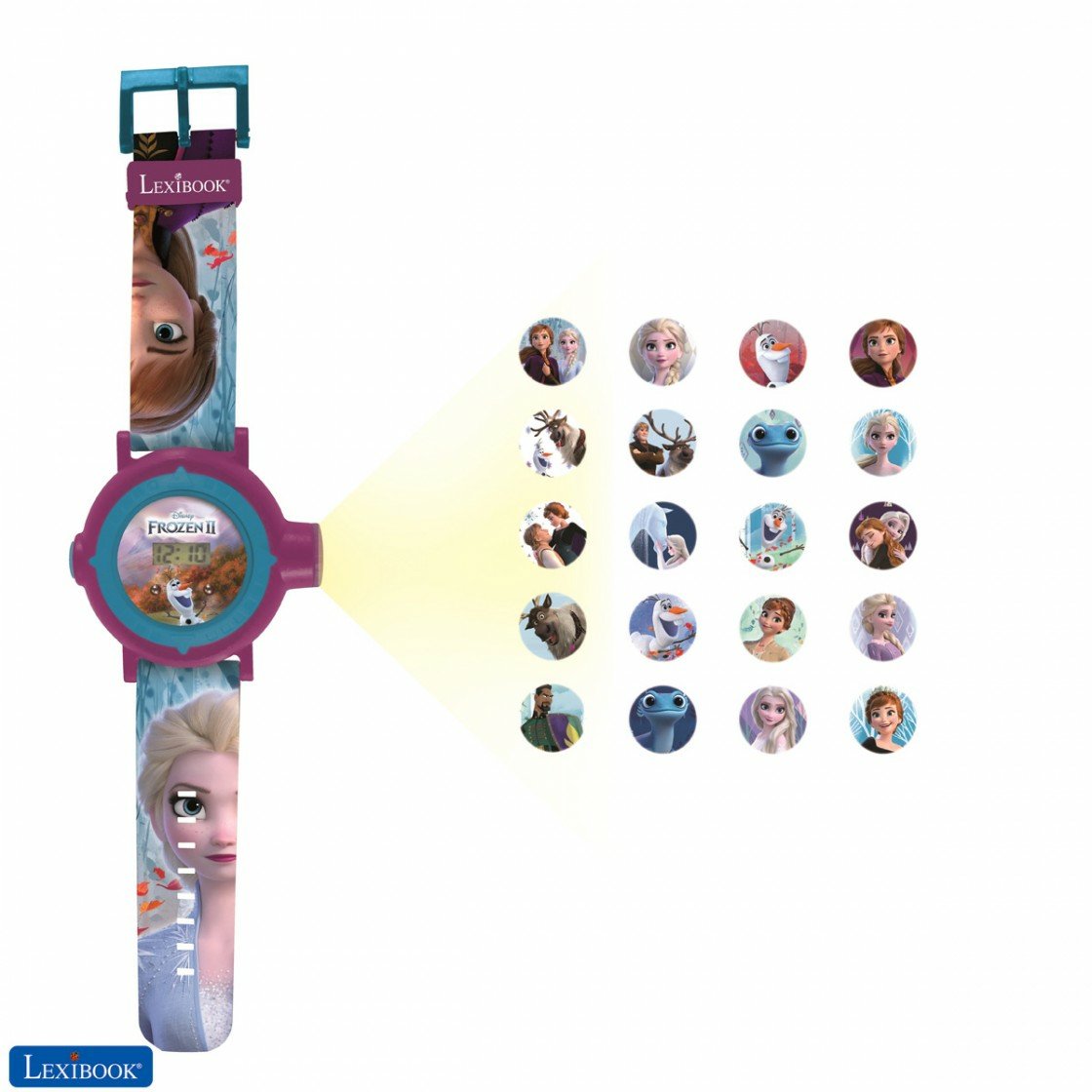 Reloj Proyector Digital Frozen Disney
