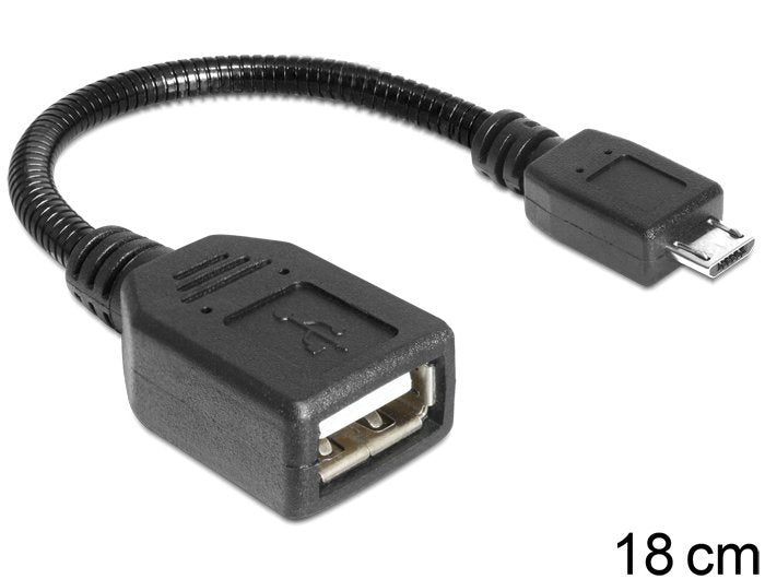 EAN 4043619832934 - DeLOCK USB micro-B - USB 2.0-A, 0.18m cable USB 0,18 m Micro-USB B USB A Negro imagen 1