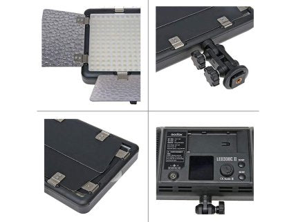 Lámpara De Video Godox Led308c Ii W. Solapa De Cobertura