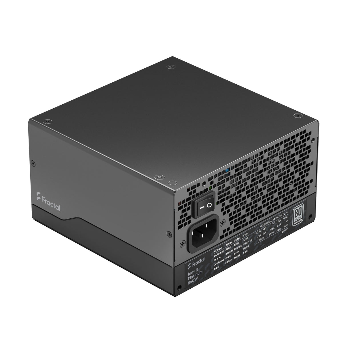 EAN 7340172702887 - Fractal Design Ion+ 2 Platinum 860W unidad de fuente de alimentación 20+4 pin ATX ATX Negro imagen 6