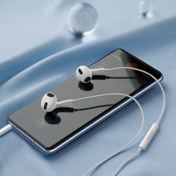 EAN 6932172607791 - Baseus H17 Auriculares Alámbrico Dentro de oído Llamadas/Música Blanco imagen 3