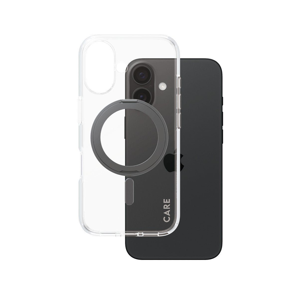 EAN 5715685003868 - PanzerGlass CARE™ by ® Case Transparent w. Black Kickstand & MagSafe iPhone 16 funda para teléfono móvil imagen 1