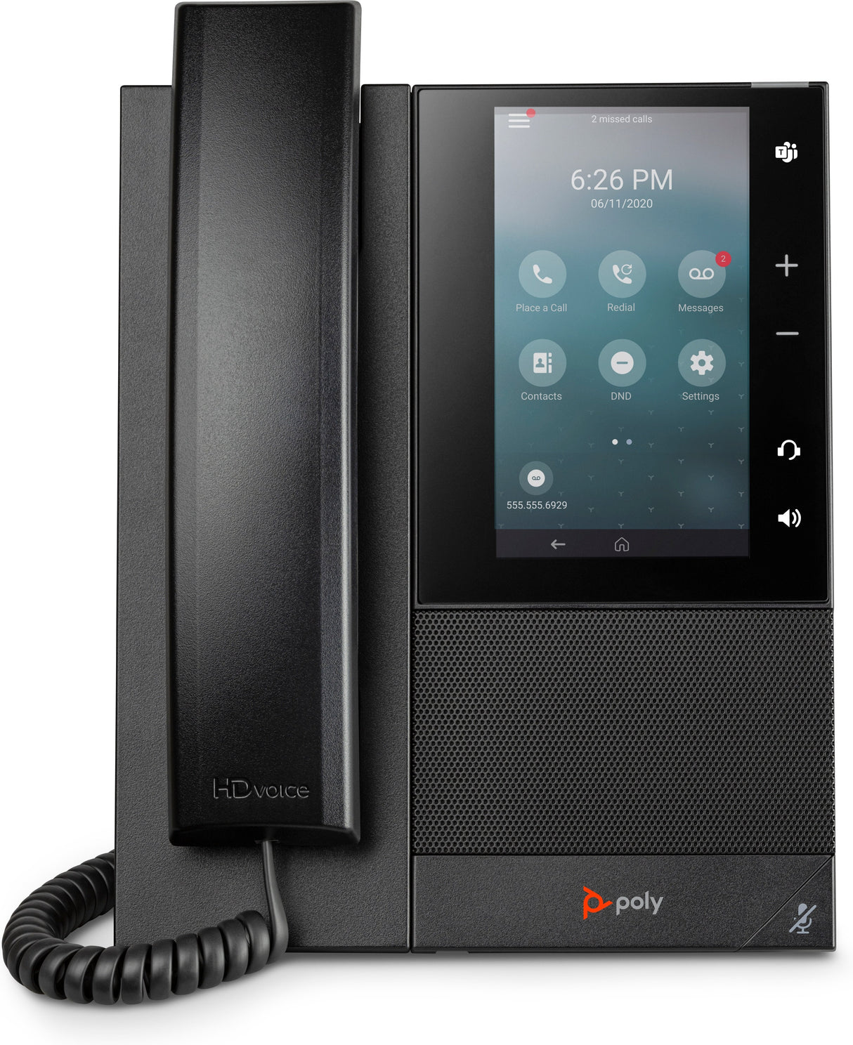 Poly Ccx 500 Teléfono Ip Negro 24 Líneas Lcd